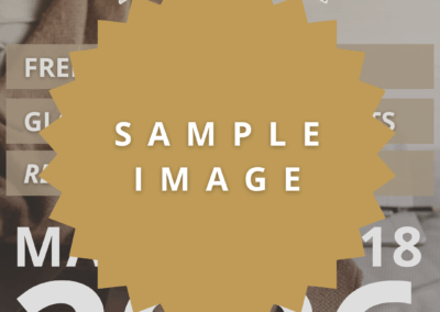 Migraine World Summit logo with sample image blocking graphic